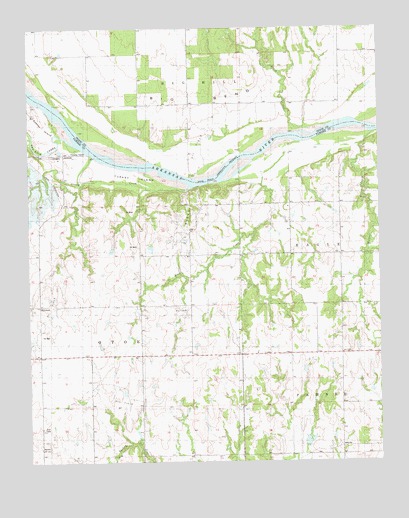 Watchorn, OK USGS Topographic Map