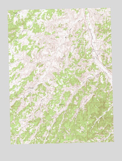 Water Canyon, CO USGS Topographic Map