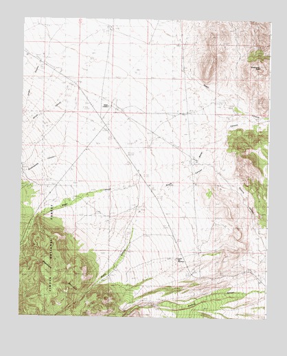 Water Canyon, NM USGS Topographic Map