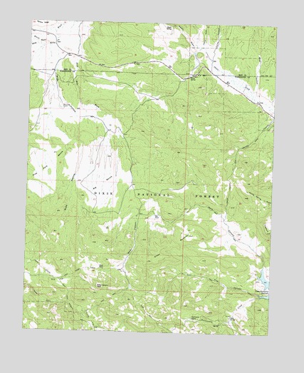 Water Canyon Peak, UT USGS Topographic Map