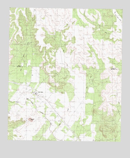 Water Valley, TX USGS Topographic Map