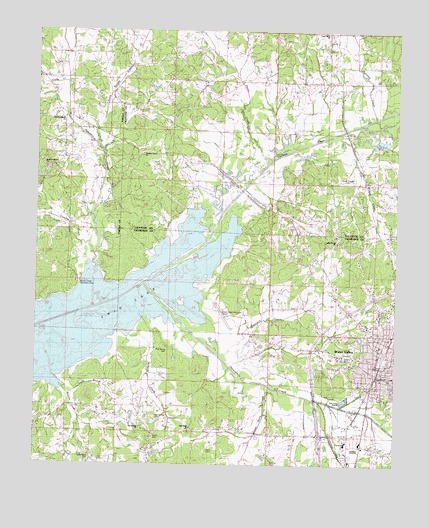 Water Valley West, MS USGS Topographic Map