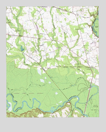 Wateree, SC USGS Topographic Map