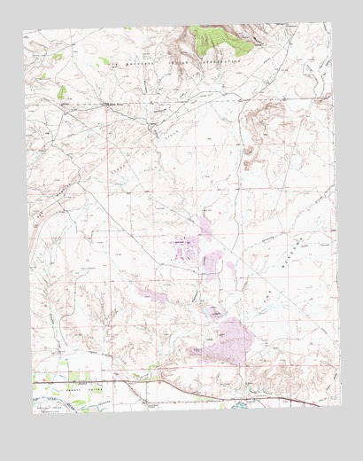 Waterflow, NM USGS Topographic Map