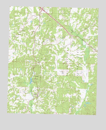 Waterford, MS USGS Topographic Map