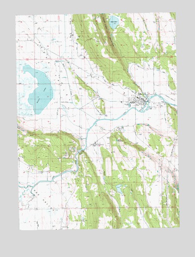 Bonanza, OR USGS Topographic Map