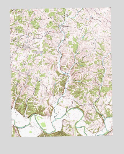 Waterford, KY USGS Topographic Map