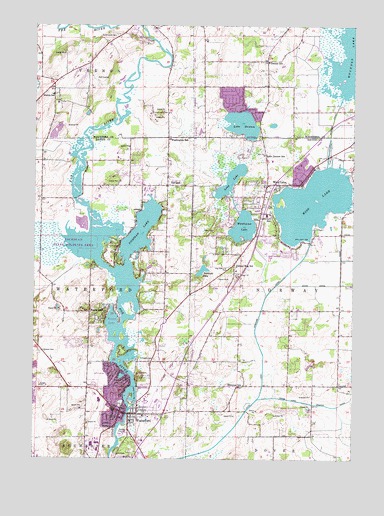 Waterford, WI USGS Topographic Map