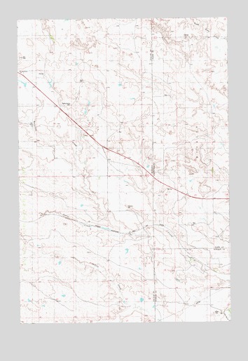 Waterhole Creek, MT USGS Topographic Map
