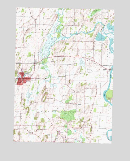 Waterloo, WI USGS Topographic Map