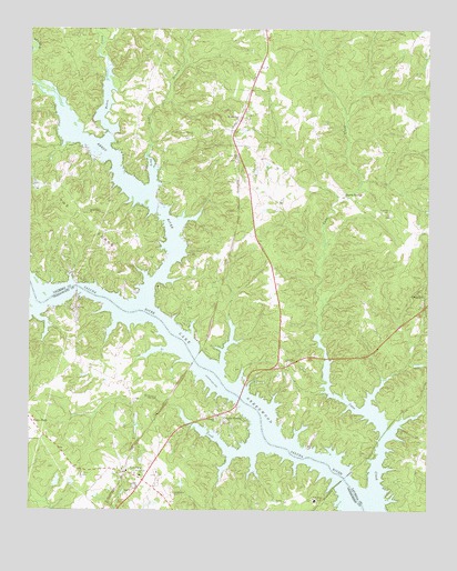 Waterloo, SC USGS Topographic Map