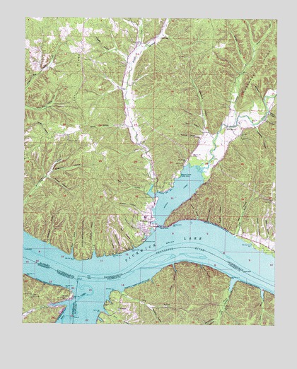 Waterloo, AL USGS Topographic Map