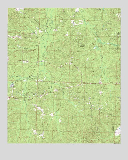 Waterloo, AR USGS Topographic Map