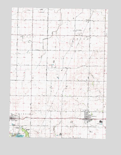 Waterman, IL USGS Topographic Map