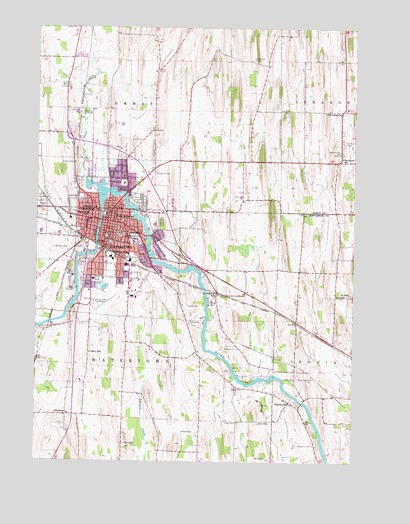 Watertown, WI USGS Topographic Map