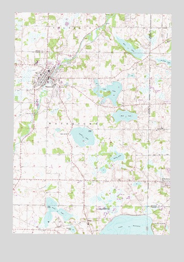 Watertown, MN USGS Topographic Map