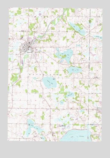 Watertown, MN USGS Topographic Map