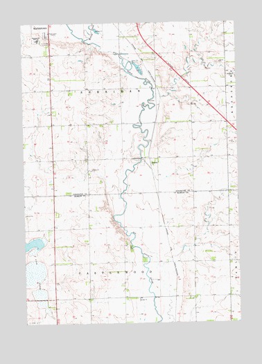 Watertown SE, SD USGS Topographic Map