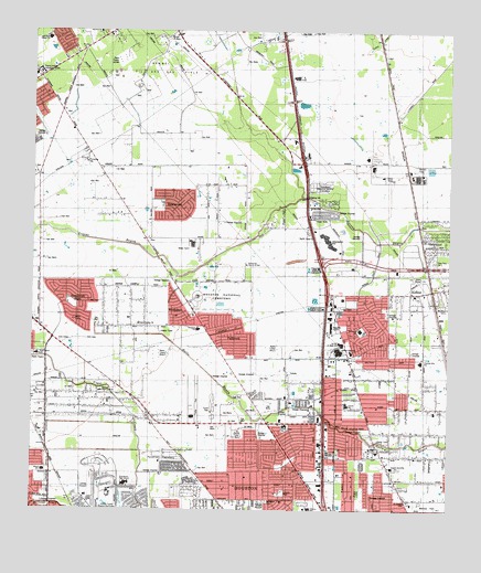 Aldine, TX USGS Topographic Map