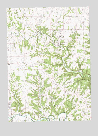 Waterville, IA USGS Topographic Map