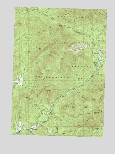 Waterville Valley, NH USGS Topographic Map