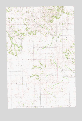 Watford City NE, ND USGS Topographic Map
