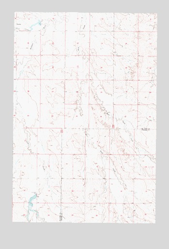 Watkins, MT USGS Topographic Map