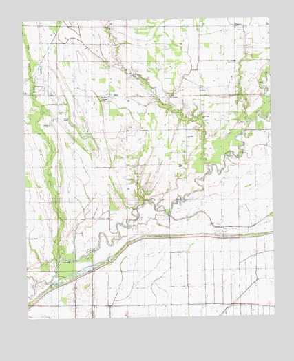 Watkins Corner, AR USGS Topographic Map