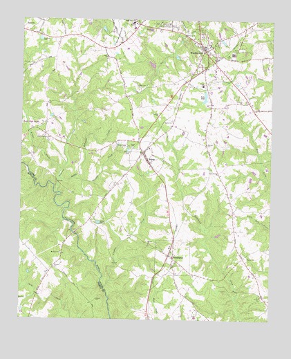 Watkinsville, GA USGS Topographic Map