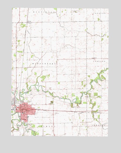 Watseka, IL USGS Topographic Map
