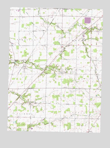 Watson, OH USGS Topographic Map