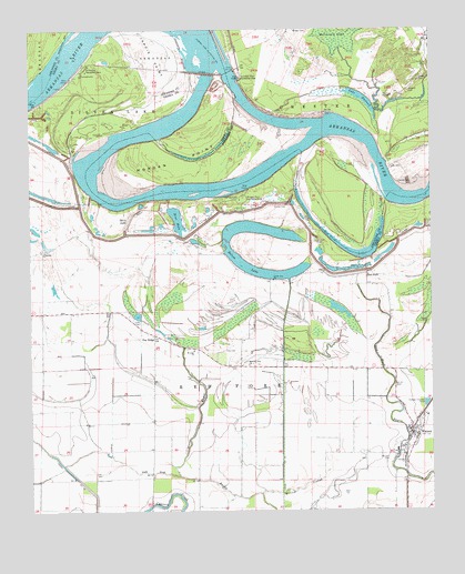 Watson, AR USGS Topographic Map