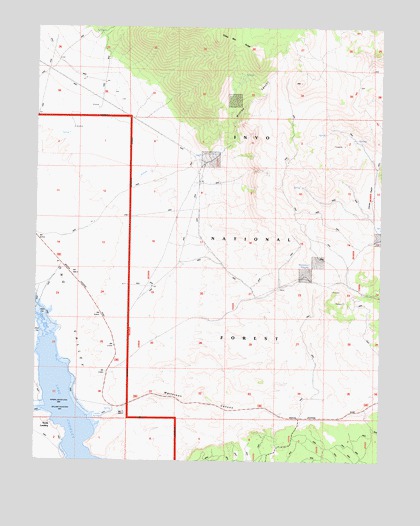 Watterson Canyon, CA USGS Topographic Map