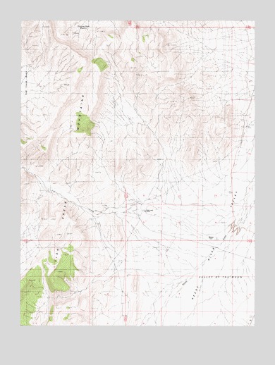 Watts, NV USGS Topographic Map
