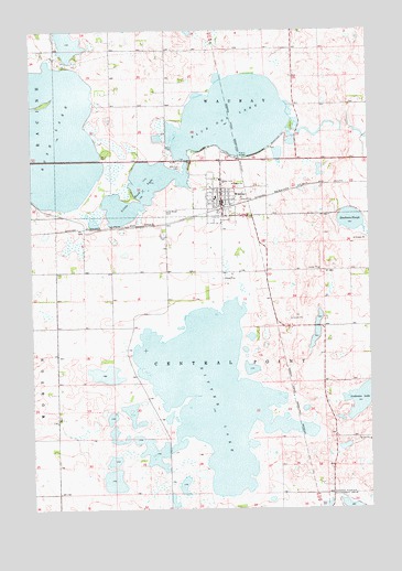 Waubay, SD USGS Topographic Map