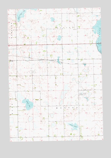 Waubay SW, SD USGS Topographic Map