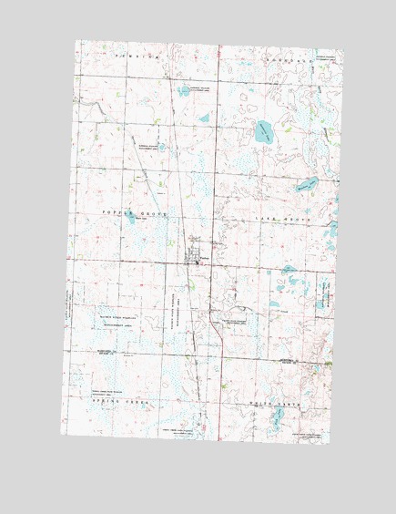 Waubun, MN USGS Topographic Map