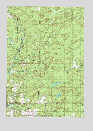 Waucedah, MI USGS Topographic Map