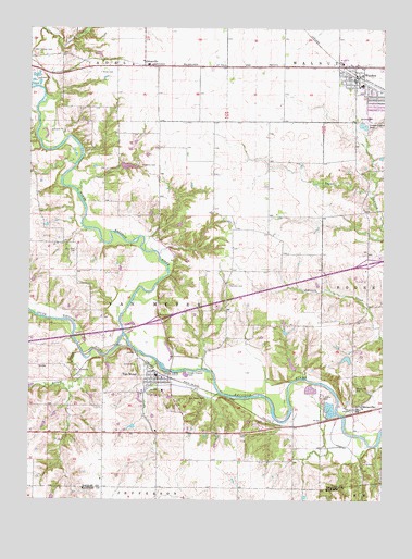 Waukee, IA USGS Topographic Map
