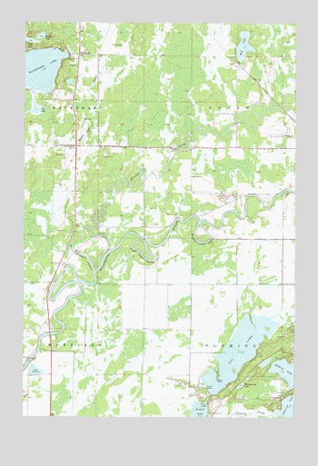 Waukenabo, MN USGS Topographic Map