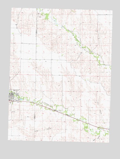 Wauneta East, NE USGS Topographic Map