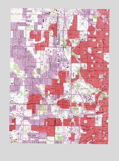 Wauwatosa, WI USGS Topographic Map