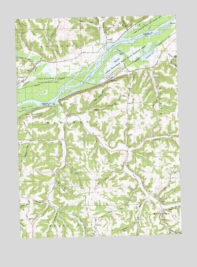 Wauzeka East, WI USGS Topographic Map