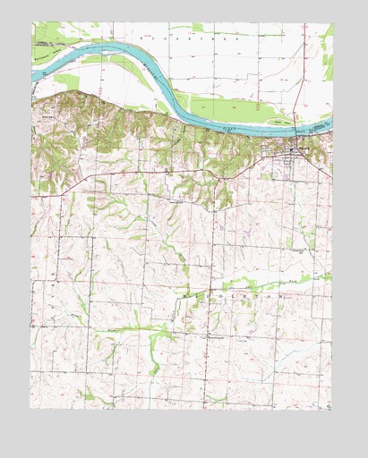Waverly, MO USGS Topographic Map