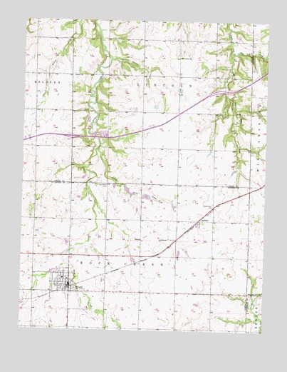 Waverly, KS USGS Topographic Map