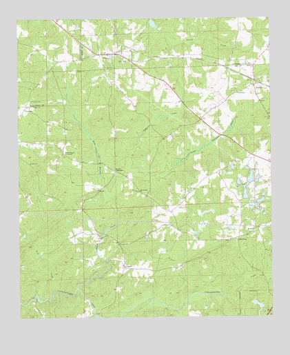 Waverly, AL USGS Topographic Map