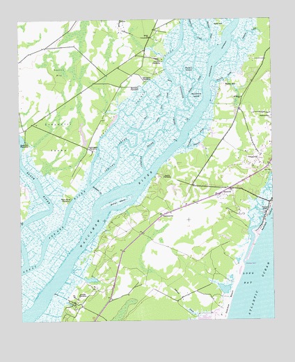 Waverly Mills, SC USGS Topographic Map