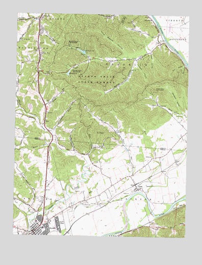 Waverly North, OH USGS Topographic Map