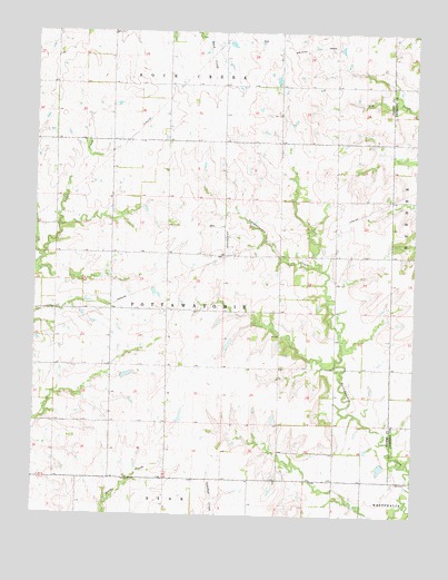 Waverly SE, KS USGS Topographic Map