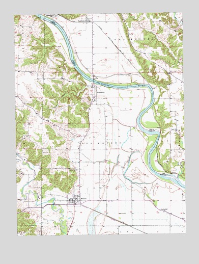 Wayland, MO USGS Topographic Map